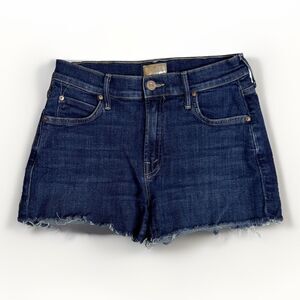 MOTHER Denim The Charmer Fray Girl Crush Denim Shorts Size 25 Women’s